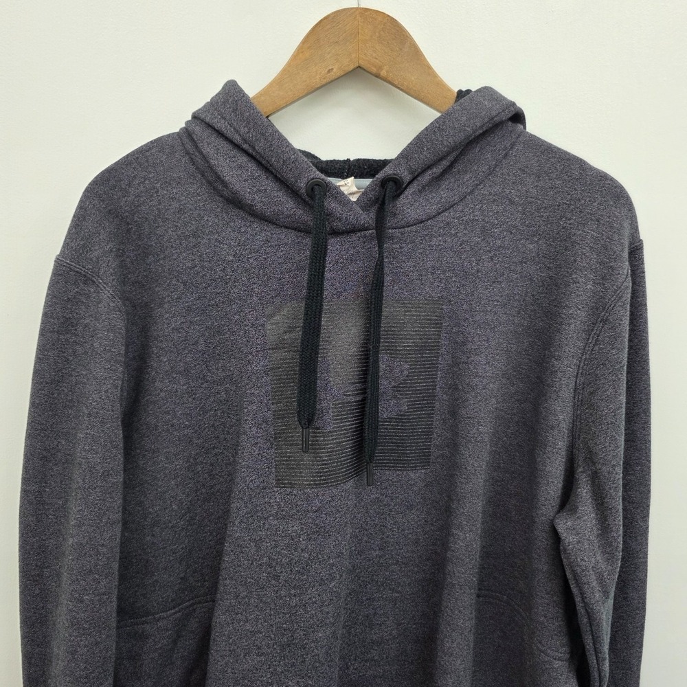 Under Armour Hoodie Heathered Pullover Pink Trim Athleisure Womens XL - Picture 6 of 10